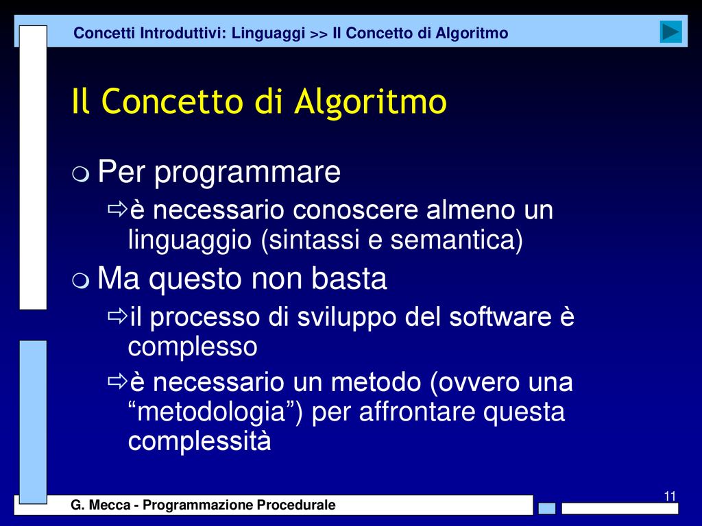 Programmazione Procedurale Ppt Scaricare